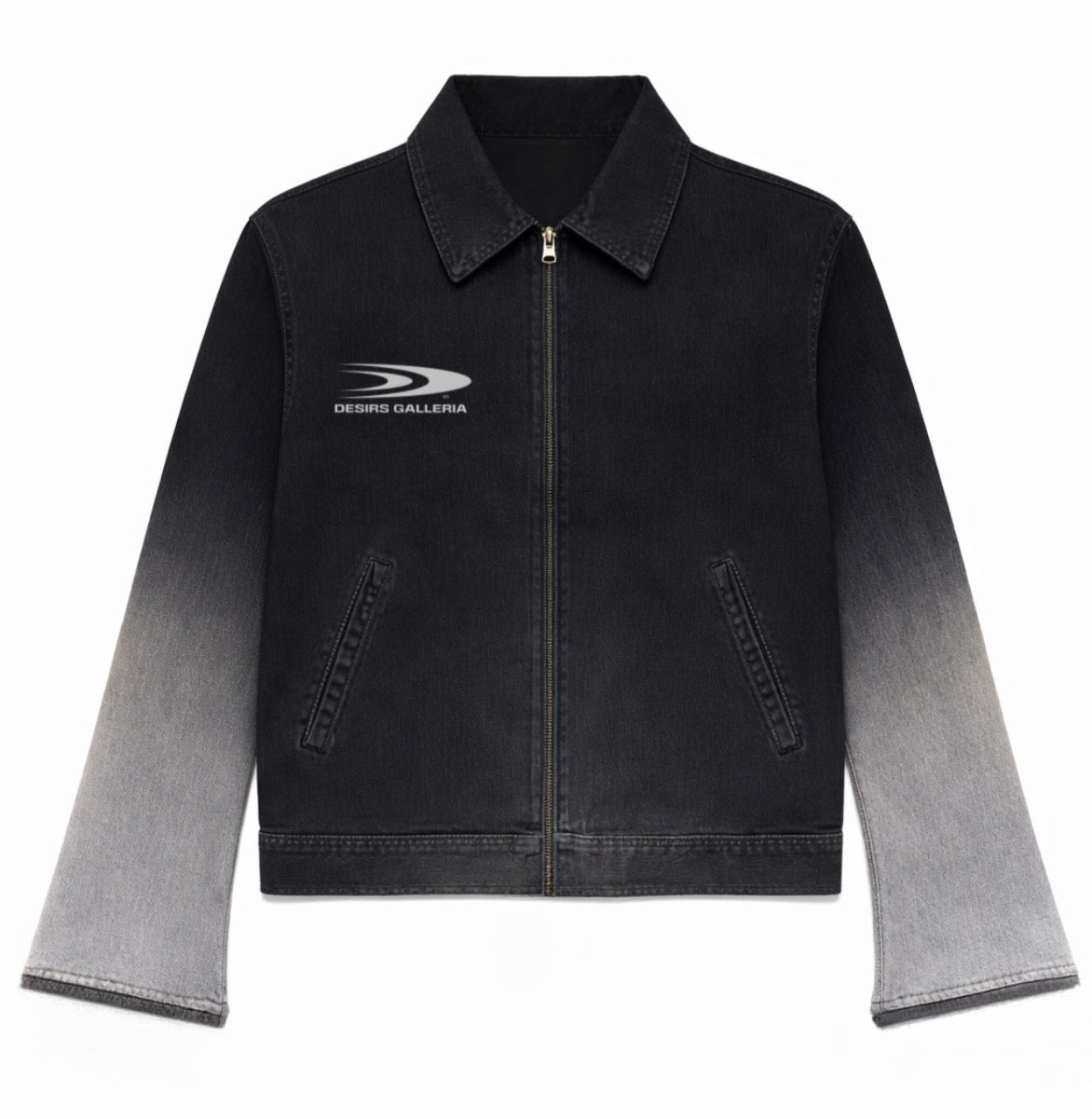 DÉSIRS OMBRÉ DENIM JACKET