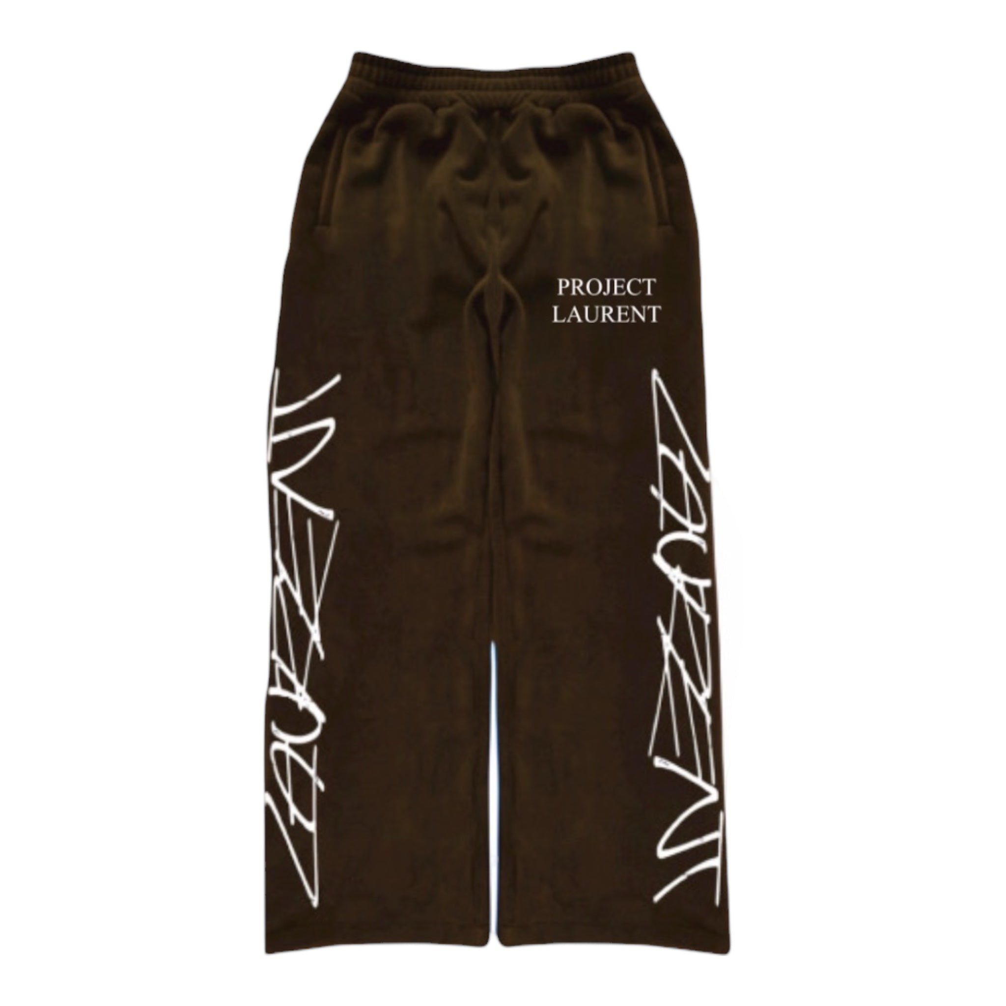 Brown Project Laurent Graffiti Sweatpants