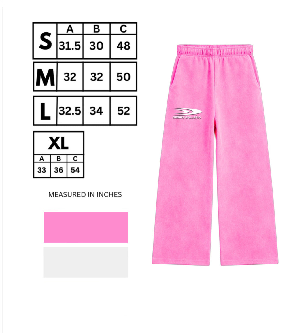 DESIRS GALLERIA WASHED PANTS [PINK]